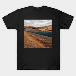 Road Through Barren Countryside T-Shirt